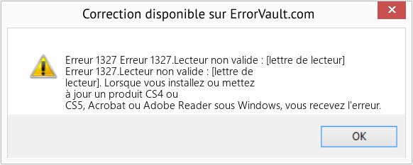 Fix Erreur 1327.Lecteur non valide : [lettre de lecteur] (Error Erreur 1327)