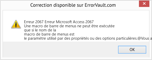Download Error Erreur 2067 (Erreur Microsoft Access 2067) Repair Tool Fix Erreur Microsoft Access 2067 (Error Erreur 2067)