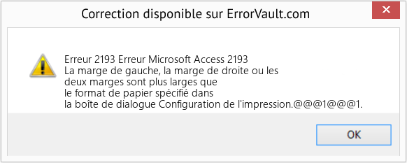 Download Error Erreur 2193 (Erreur Microsoft Access 2193) Repair Tool Fix Erreur Microsoft Access 2193 (Error Erreur 2193)