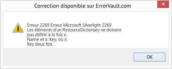 Fix Erreur Microsoft Silverlight 2269 (Error Erreur 2269)