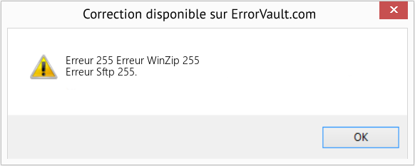 Download Error Erreur 255 (Erreur WinZip 255) Repair Tool Fix Erreur WinZip 255 (Error Erreur 255)