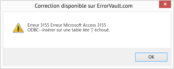 Download Error Erreur 3155 (Erreur Microsoft Access 3155) Repair Tool Fix Erreur Microsoft Access 3155 (Error Erreur 3155)