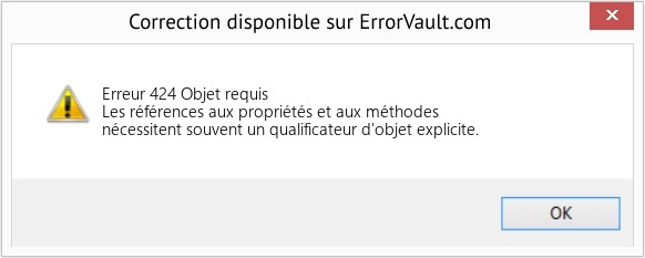 Download Error Erreur 424 (Objet requis) Repair Tool Fix Objet requis (Error Erreur 424)