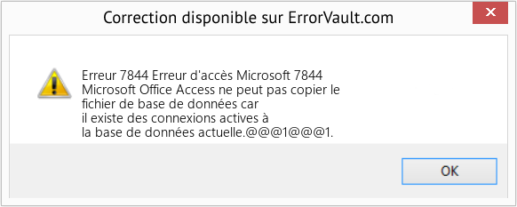 Fix Erreur d'accès Microsoft 7844 (Error Erreur 7844)