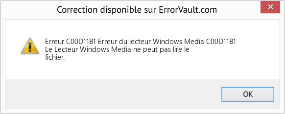 Fix Erreur du lecteur Windows Media C00D11B1 (Error Erreur C00D11B1)