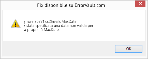 Fix cc2InvalidMaxDate (Error Errore 35771)