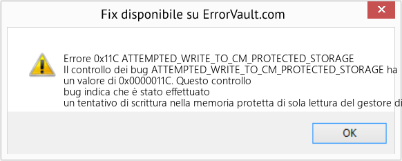 Fix ATTEMPTED_WRITE_TO_CM_PROTECTED_STORAGE (Error Errore 0x11C)