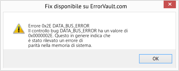 Fix DATA_BUS_ERROR (Error Errore 0x2E)