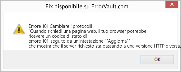 Fix Cambiare i protocolli (Error Errore 101)