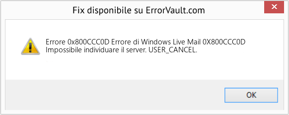 Fix Errore di Windows Live Mail 0X800CCC0D (Error Codee 0x800CCC0D)