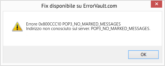 Fix POP3_NO_MARKED_MESSAGES (Error Codee 0x800CCC10)