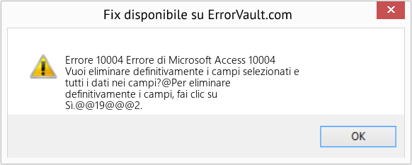 Download Error <?php echo $number; ?> (Errore di Microsoft Access 10004) Repair Tool Fix Errore di Microsoft Access 10004 (Error Codee 10004)