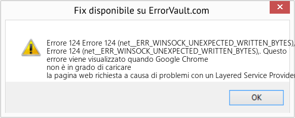 Fix Errore 124 (net__ERR_WINSOCK_UNEXPECTED_WRITTEN_BYTES), (Error Codee 124)