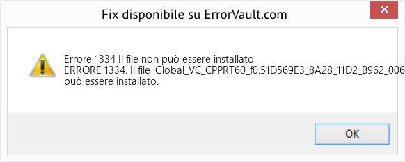 Fix Il file non può essere installato (Error Codee 1334)
