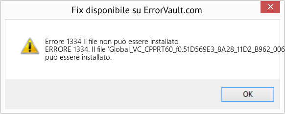 Download Error <?php echo $number; ?> (Il file non può essere installato) Repair Tool Fix Il file non può essere installato (Error Codee 1334)