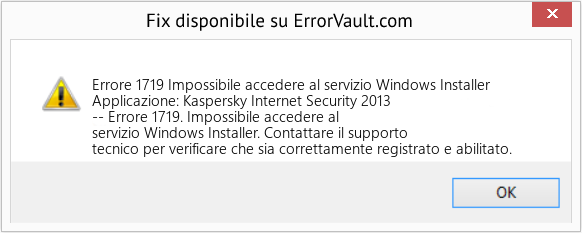 Fix Impossibile accedere al servizio Windows Installer (Error Codee 1719)