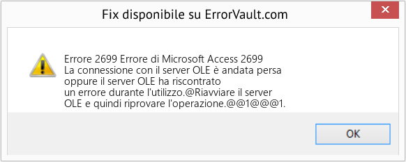 Download Error <?php echo $number; ?> (Errore di Microsoft Access 2699) Repair Tool Fix Errore di Microsoft Access 2699 (Error Codee 2699)