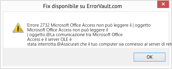 Fix Microsoft Office Access non può leggere il | oggetto (Error Codee 2732)