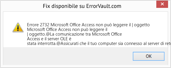 Download Error <?php echo $number; ?> (Microsoft Office Access non può leggere il | oggetto) Repair Tool Fix Microsoft Office Access non può leggere il | oggetto (Error Codee 2732)