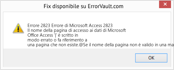Fix Errore di Microsoft Access 2823 (Error Codee 2823)