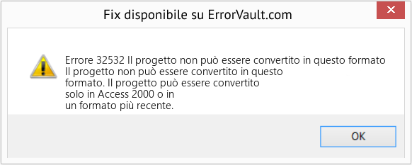 Download Error <?php echo $number; ?> (Il progetto non può essere convertito in questo formato) Repair Tool Fix Il progetto non può essere convertito in questo formato (Error Codee 32532)