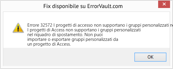 Download Error <?php echo $number; ?> (I progetti di accesso non supportano i gruppi personalizzati nel riquadro di spostamento) Repair Tool Fix I progetti di accesso non supportano i gruppi personalizzati nel riquadro di spostamento (Error Codee 32572)