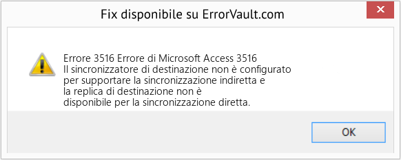 Fix Errore di Microsoft Access 3516 (Error Codee 3516)