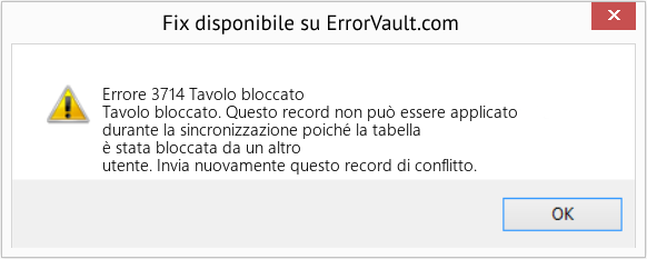 Download Error <?php echo $number; ?> (Tavolo bloccato) Repair Tool Fix Tavolo bloccato (Error Codee 3714)