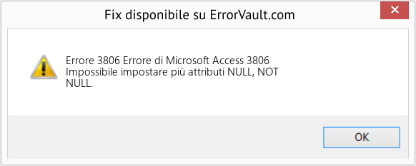 Download Error <?php echo $number; ?> (Errore di Microsoft Access 3806) Repair Tool Fix Errore di Microsoft Access 3806 (Error Codee 3806)