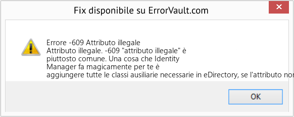 Download Error <?php echo $number; ?> (Attributo illegale) Repair Tool Fix Attributo illegale (Error Codee -609)