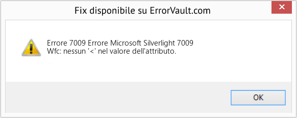 Fix Errore Microsoft Silverlight 7009 (Error Codee 7009)