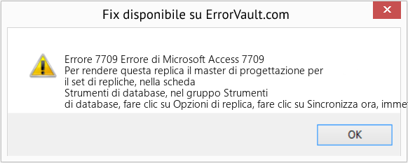 Fix Errore di Microsoft Access 7709 (Error Codee 7709)