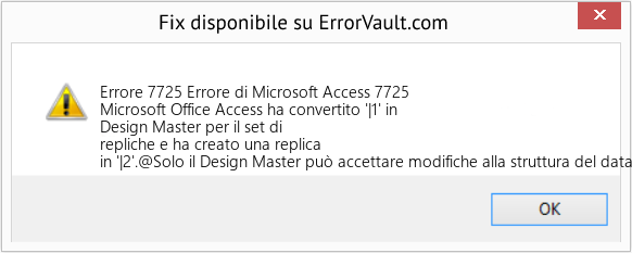 Fix Errore di Microsoft Access 7725 (Error Codee 7725)