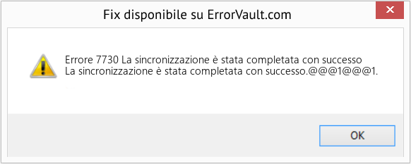Download Error <?php echo $number; ?> (La sincronizzazione è stata completata con successo) Repair Tool Fix La sincronizzazione è stata completata con successo (Error Codee 7730)