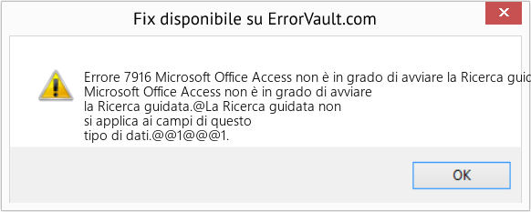 Fix Microsoft Office Access non è in grado di avviare la Ricerca guidata (Error Codee 7916)