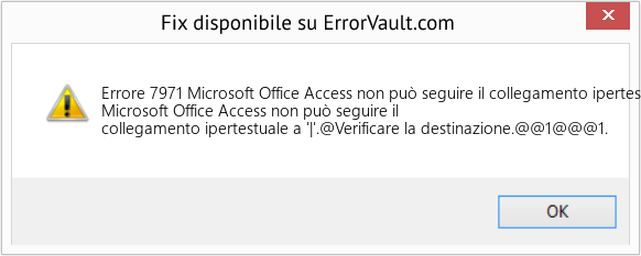 Fix Microsoft Office Access non può seguire il collegamento ipertestuale a 