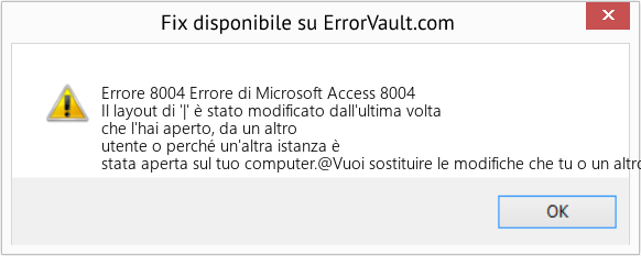 Download Error <?php echo $number; ?> (Errore di Microsoft Access 8004) Repair Tool Fix Errore di Microsoft Access 8004 (Error Codee 8004)