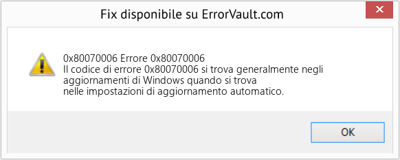 Fix Errore 0x80070006 (Error 0x80070006)
