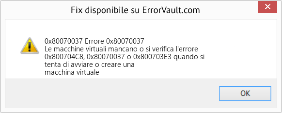 Download Error 0x80070037 (Errore 0x80070037) Repair Tool Fix Errore 0x80070037 (Error 0x80070037)