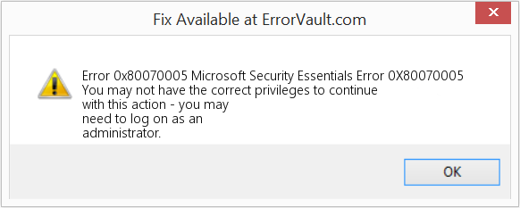 다운로드 오류 <?php echo $number; ?> (Microsoft 보안 필수 오류 0X80070005) 복구 도구 Microsoft 보안 필수 오류 0X80070005 수정(오류 오류 0x80070005)