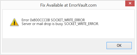 다운로드 오류 <?php echo $number; ?> (SOCKET_WRITE_ERROR) 복구 도구 SOCKET_WRITE_ERROR 수정(오류 오류 0x800CCC0B)