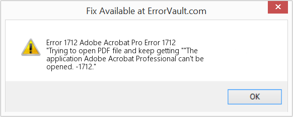 다운로드 오류 <?php echo $number; ?> (Adobe Acrobat Pro 오류 1712) 복구 도구 Adobe Acrobat Pro 오류 1712 수정(오류 오류 1712)