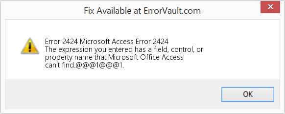 다운로드 오류 <?php echo $number; ?> (Microsoft 액세스 오류 2424) 복구 도구 Microsoft 액세스 오류 2424 수정(오류 오류 2424)