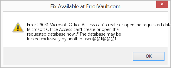 다운로드 오류 <?php echo $number; ?> (Microsoft Office Access에서 지금 요청한 데이터베이스를 만들거나 열 수 없습니다.) 복구 도구 Microsoft Office Access에서 지금 요청한 데이터베이스를 만들거나 열 수 없습니다. 수정(오류 오류 29031)