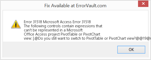 다운로드 오류 <?php echo $number; ?> (Microsoft 액세스 오류 31518) 복구 도구 Microsoft 액세스 오류 31518 수정(오류 오류 31518)