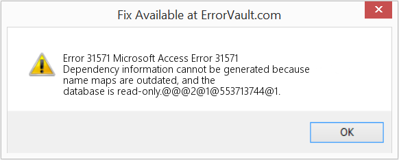 Microsoft 액세스 오류 31571 수정(오류 오류 31571)