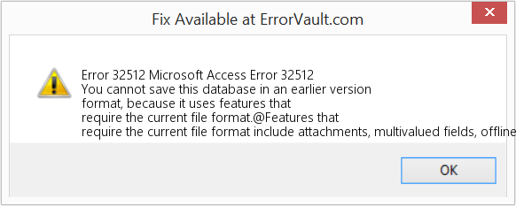 다운로드 오류 <?php echo $number; ?> (Microsoft 액세스 오류 32512) 복구 도구 Microsoft 액세스 오류 32512 수정(오류 오류 32512)