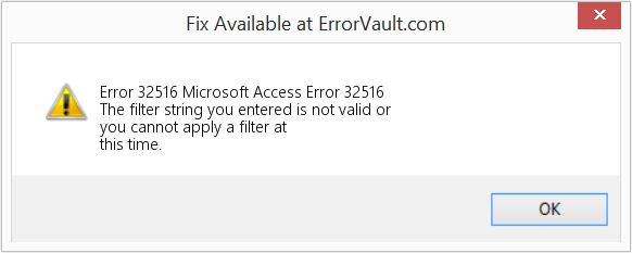 다운로드 오류 <?php echo $number; ?> (Microsoft 액세스 오류 32516) 복구 도구 Microsoft 액세스 오류 32516 수정(오류 오류 32516)