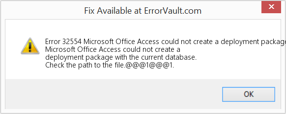 다운로드 오류 <?php echo $number; ?> (Microsoft Office Access에서 현재 데이터베이스로 배포 패키지를 만들 수 없습니다.) 복구 도구 Microsoft Office Access에서 현재 데이터베이스로 배포 패키지를 만들 수 없습니다. 수정(오류 오류 32554)