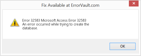 다운로드 오류 <?php echo $number; ?> (Microsoft 액세스 오류 32583) 복구 도구 Microsoft 액세스 오류 32583 수정(오류 오류 32583)
